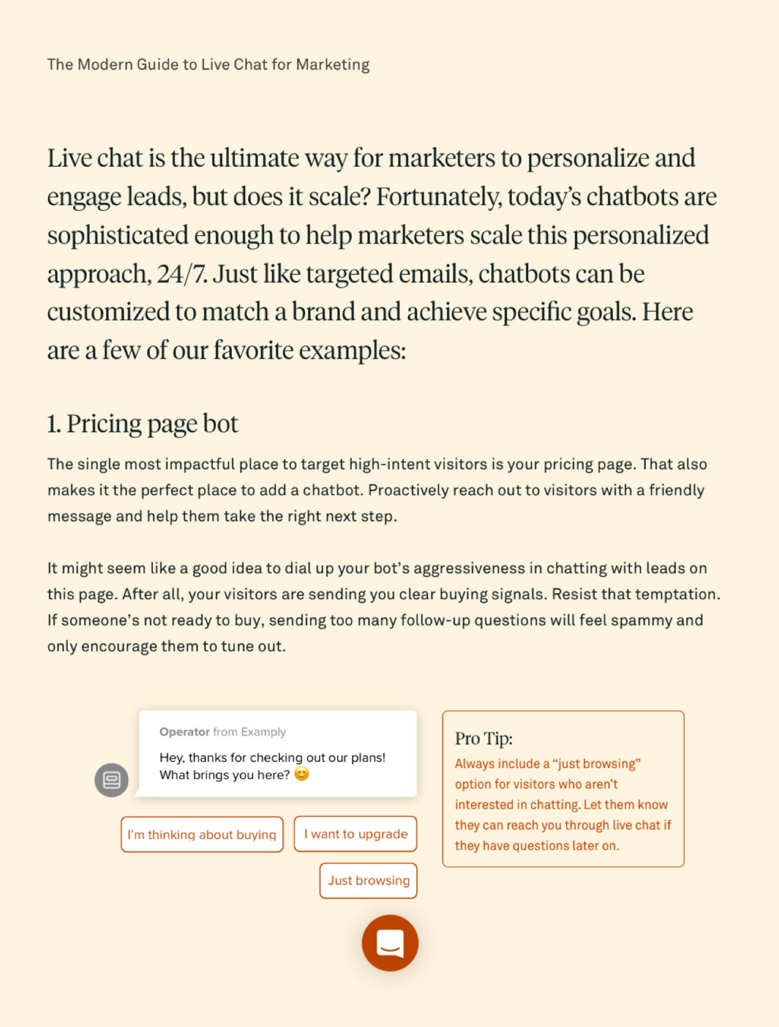The Modern Guide to Live Chat for Marketing