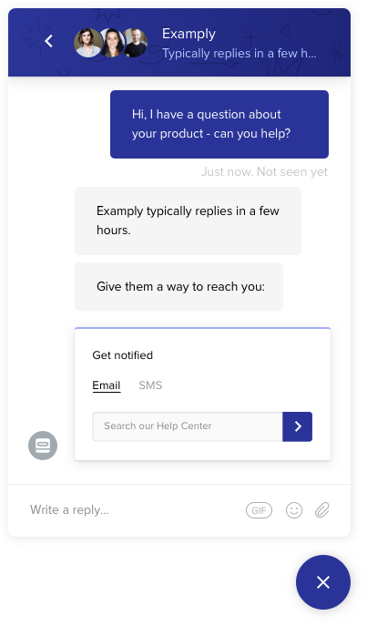 live chat guide improve response time